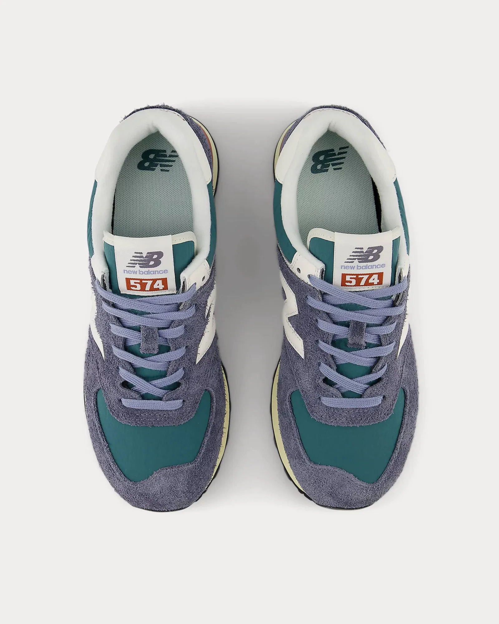 574 Dark Arctic Grey / Sea Salt Low Top Sneakers