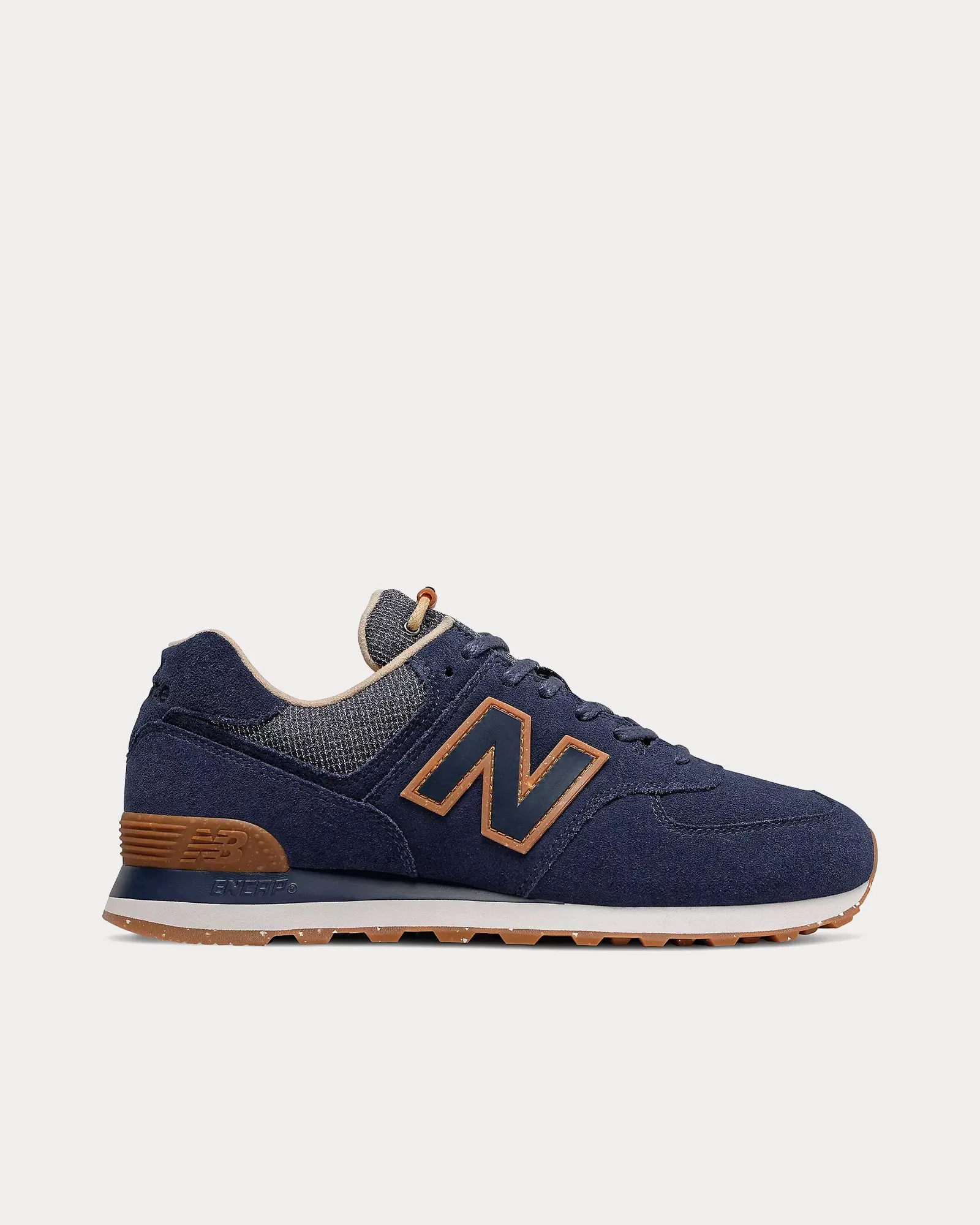 574 'Wabi Sabi' Natural Indigo / Incense Low Top Sneakers