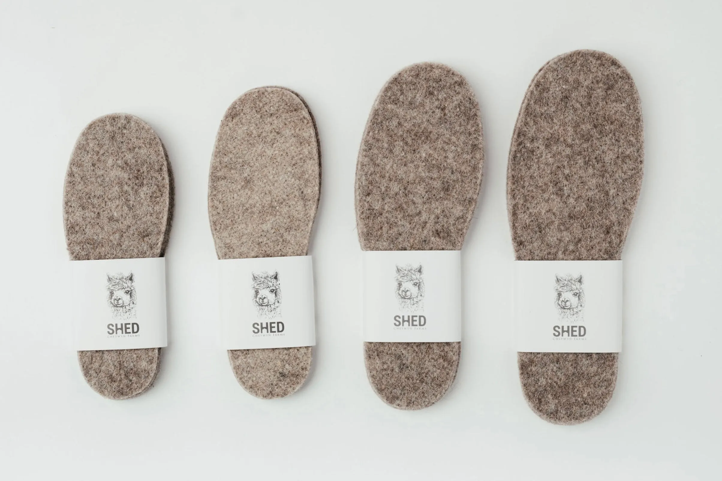 Alpaca Felted Insoles - Cold-weather comfort