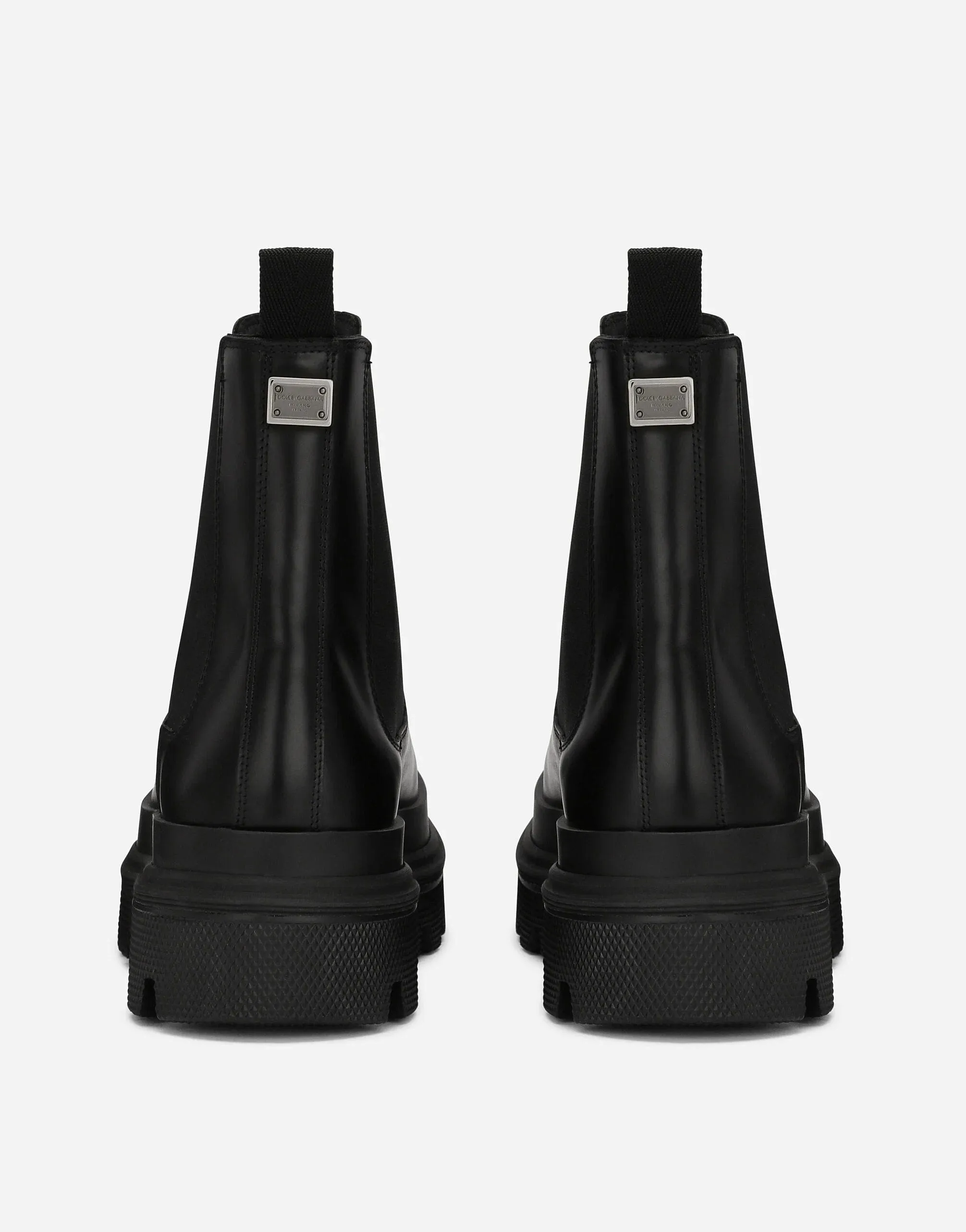 Brushed Leather Chelsea Boots