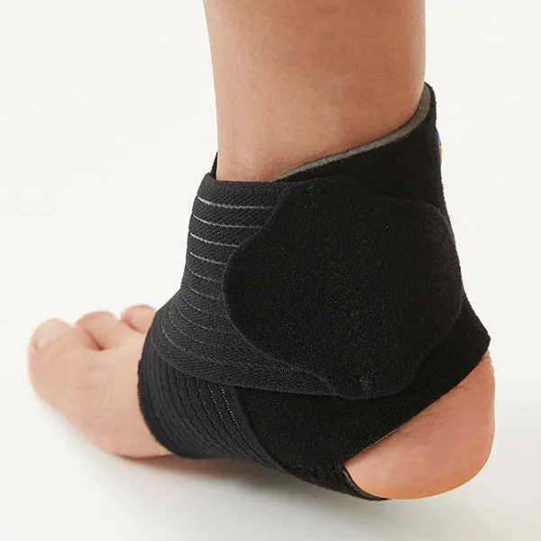 Compression Ankle Sleeve For Ankle Support & Foot Pain Breathable Ankle Brace With Ankle Strap For Sports Protection - Black
