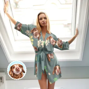 Custom Nightgown With Photo Gift For Pet Lovers