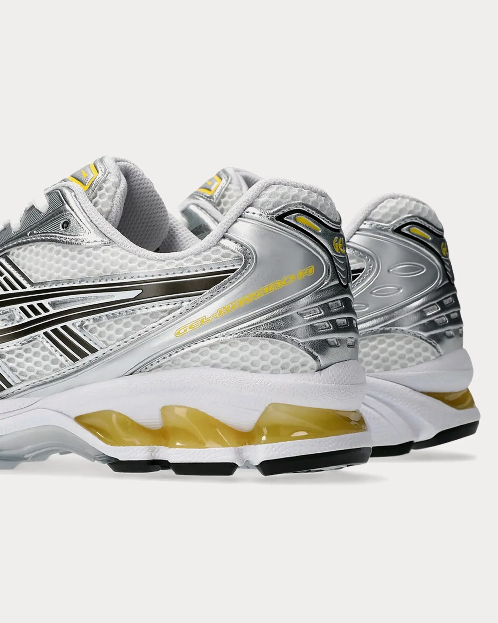 Gel-Kayano 14 White / White / Tai Chi Yellow Low Top Sneakers