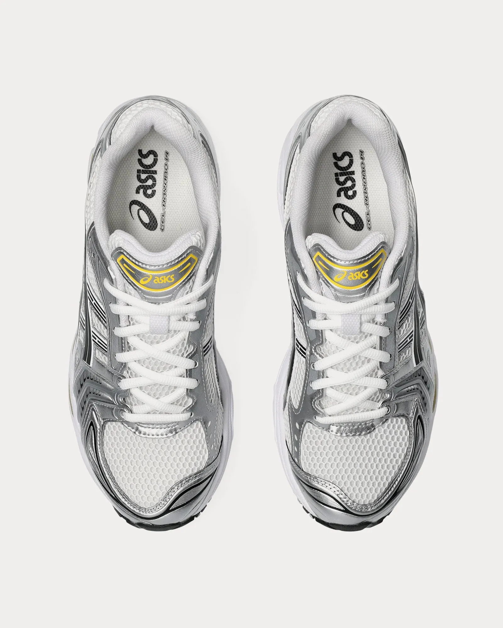Gel-Kayano 14 White / White / Tai Chi Yellow Low Top Sneakers