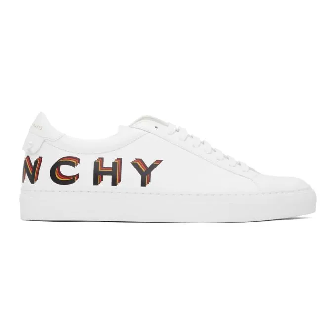 Givenchy White Logo Urban Knot Sneakers
