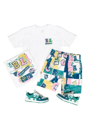 Growth White Shirt, Shorts, and Eurus Sneaker Combo