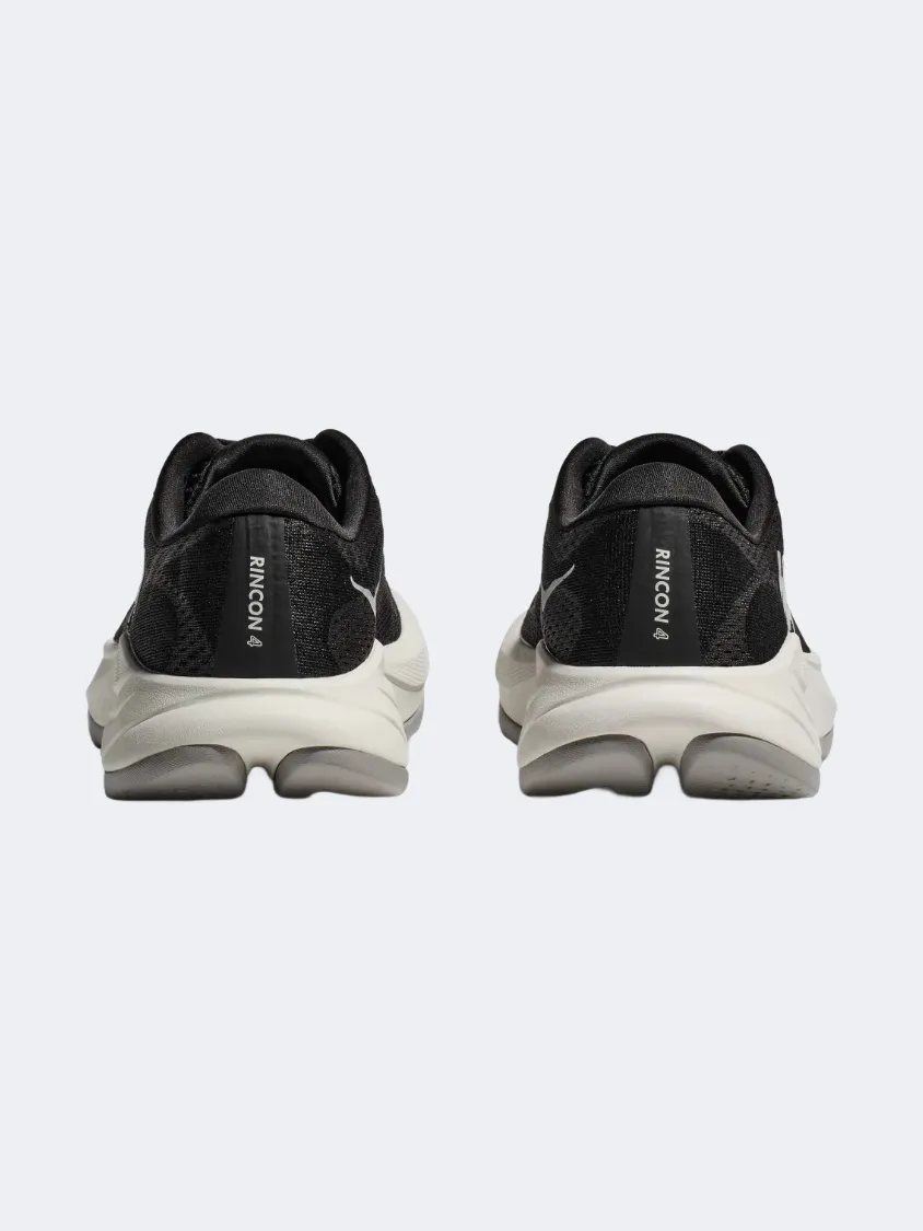 Hoka Rincon 4 Women Running Sneakers Black/White