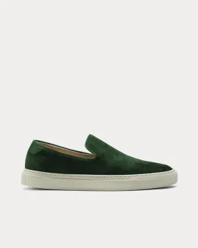 Jetty Court Green Slip On Sneakers