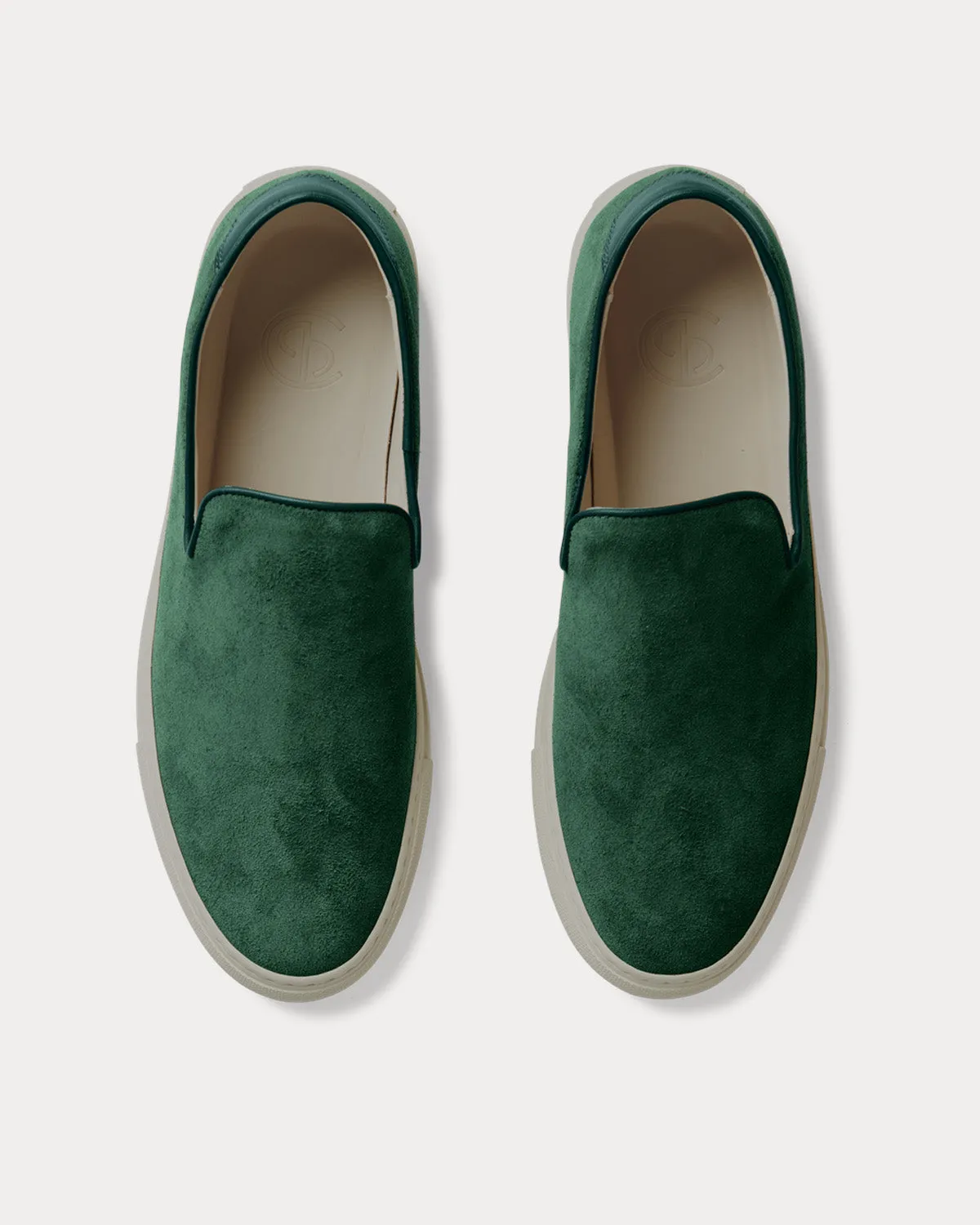 Jetty Court Green Slip On Sneakers