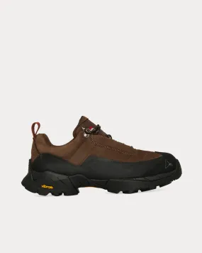 Katharina Brown / Black Low Top Sneakers