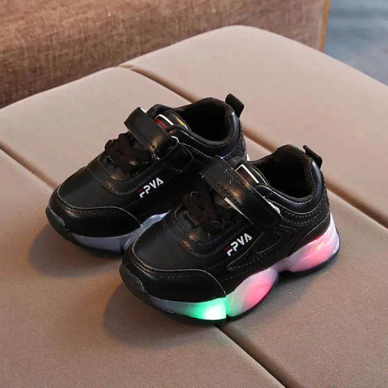 Kids Luminous Breathable LED Shoes