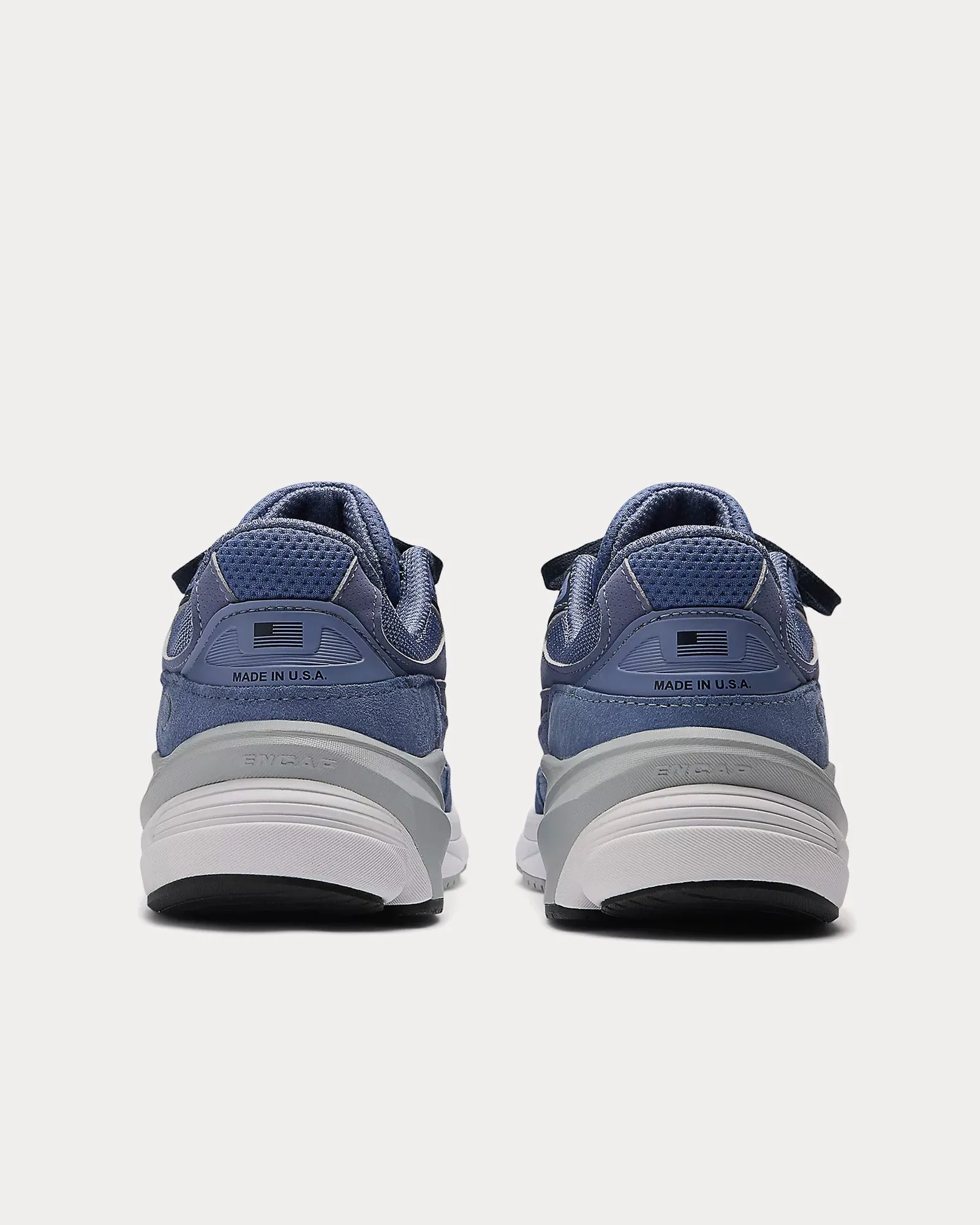 Made in USA 990v6 Purple / Navy Low Top Sneakers