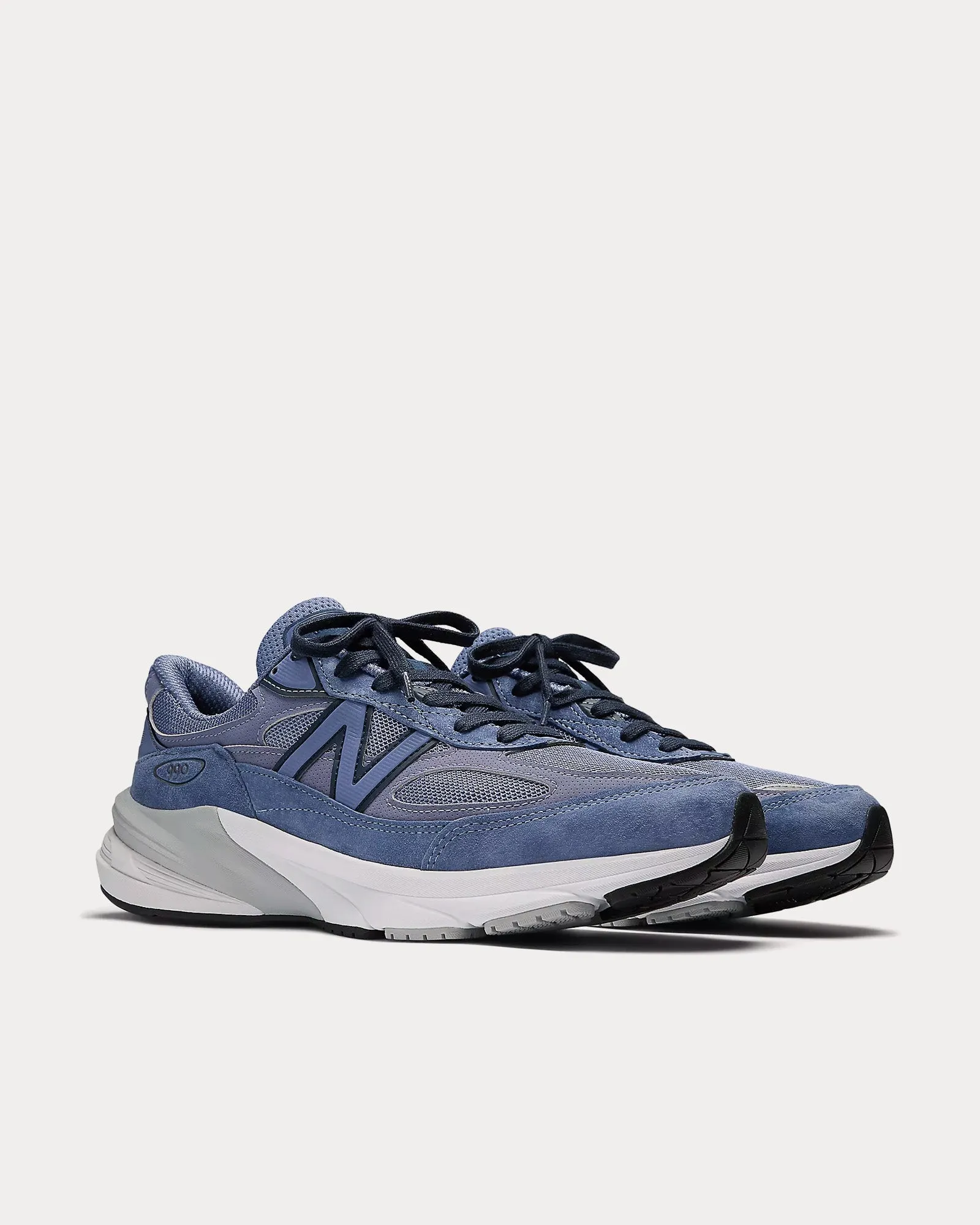 Made in USA 990v6 Purple / Navy Low Top Sneakers