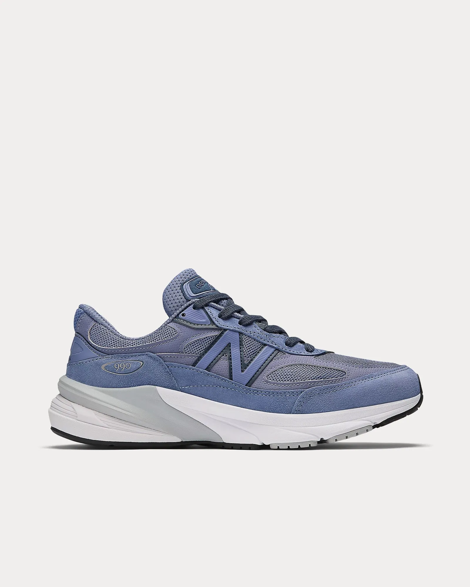 Made in USA 990v6 Purple / Navy Low Top Sneakers