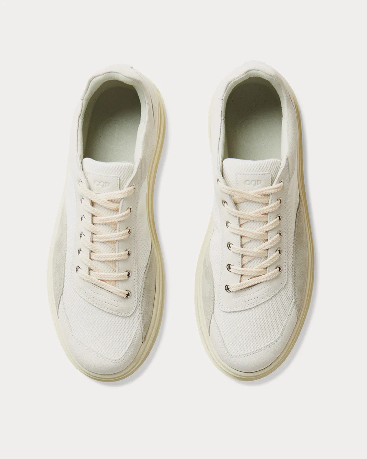 Meander Off-White Low Top Sneakers