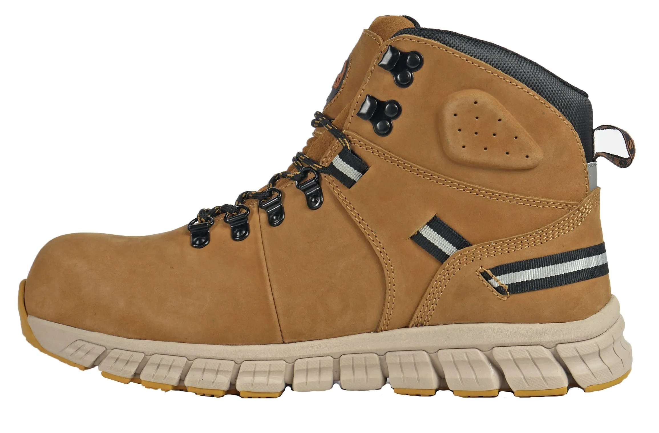 Men's Hoss Ticker Wheat, EH, SR, WP, Mid Hiker Composite Toe Boot