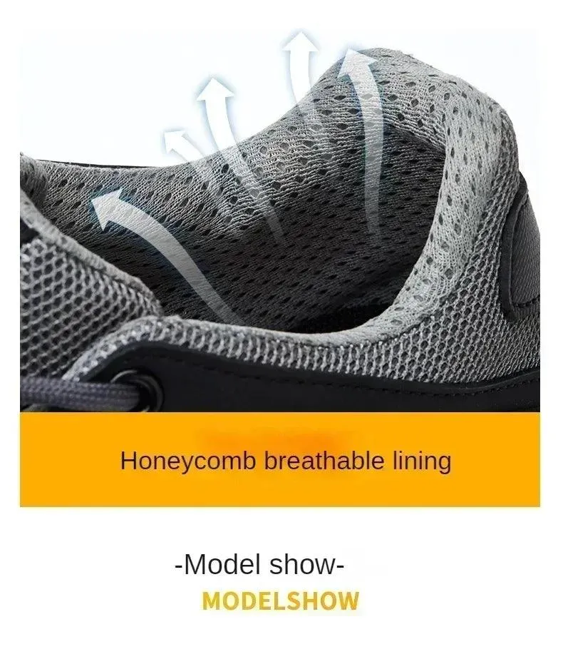 Men's Steel Toe Puncture-Proof Work Indestructible Protection Safety Sneakers