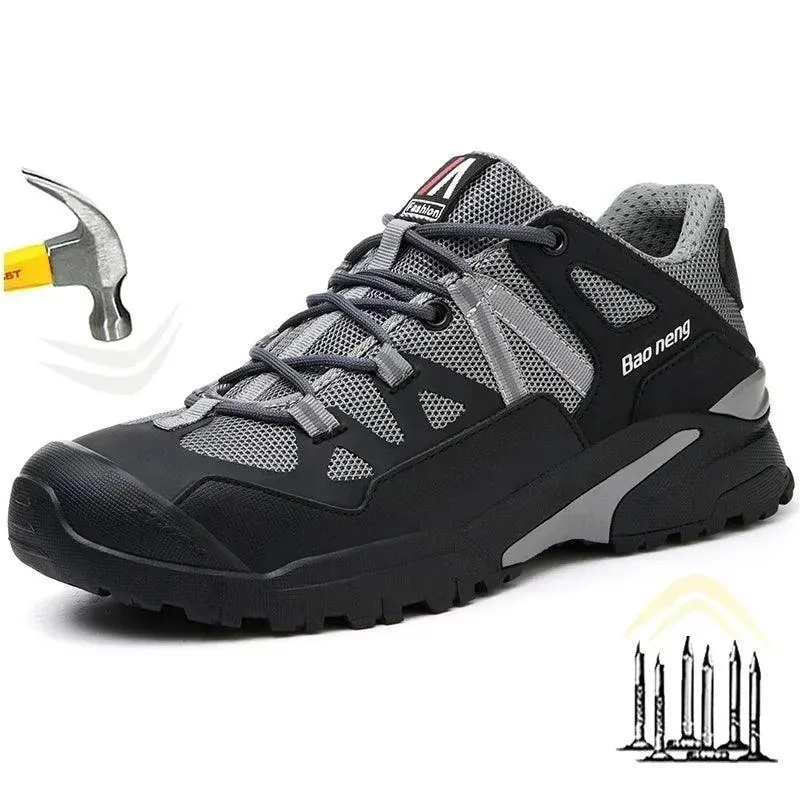 Men's Steel Toe Puncture-Proof Work Indestructible Protection Safety Sneakers