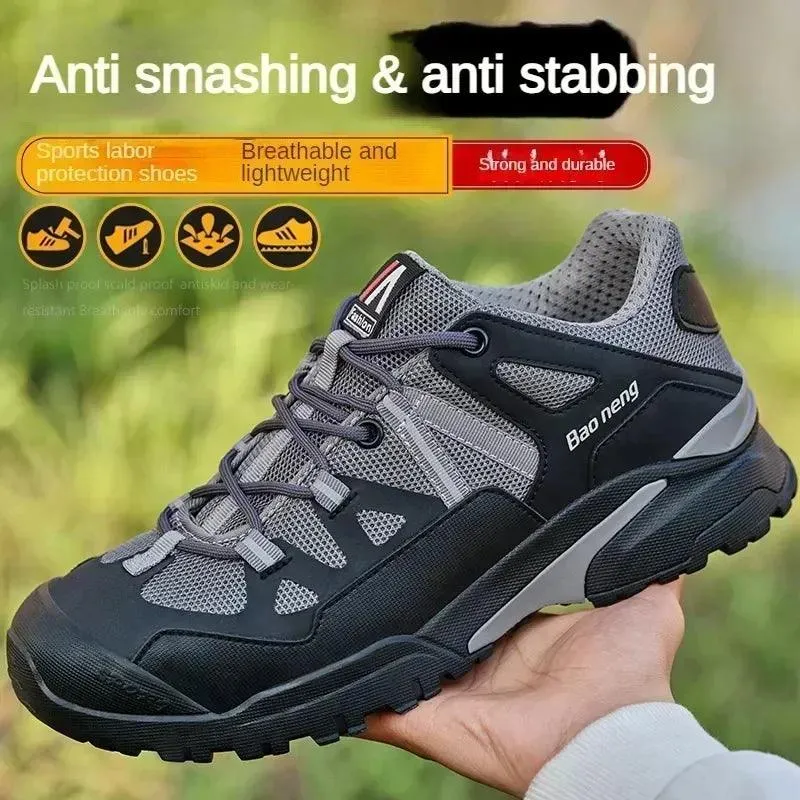 Men's Steel Toe Puncture-Proof Work Indestructible Protection Safety Sneakers