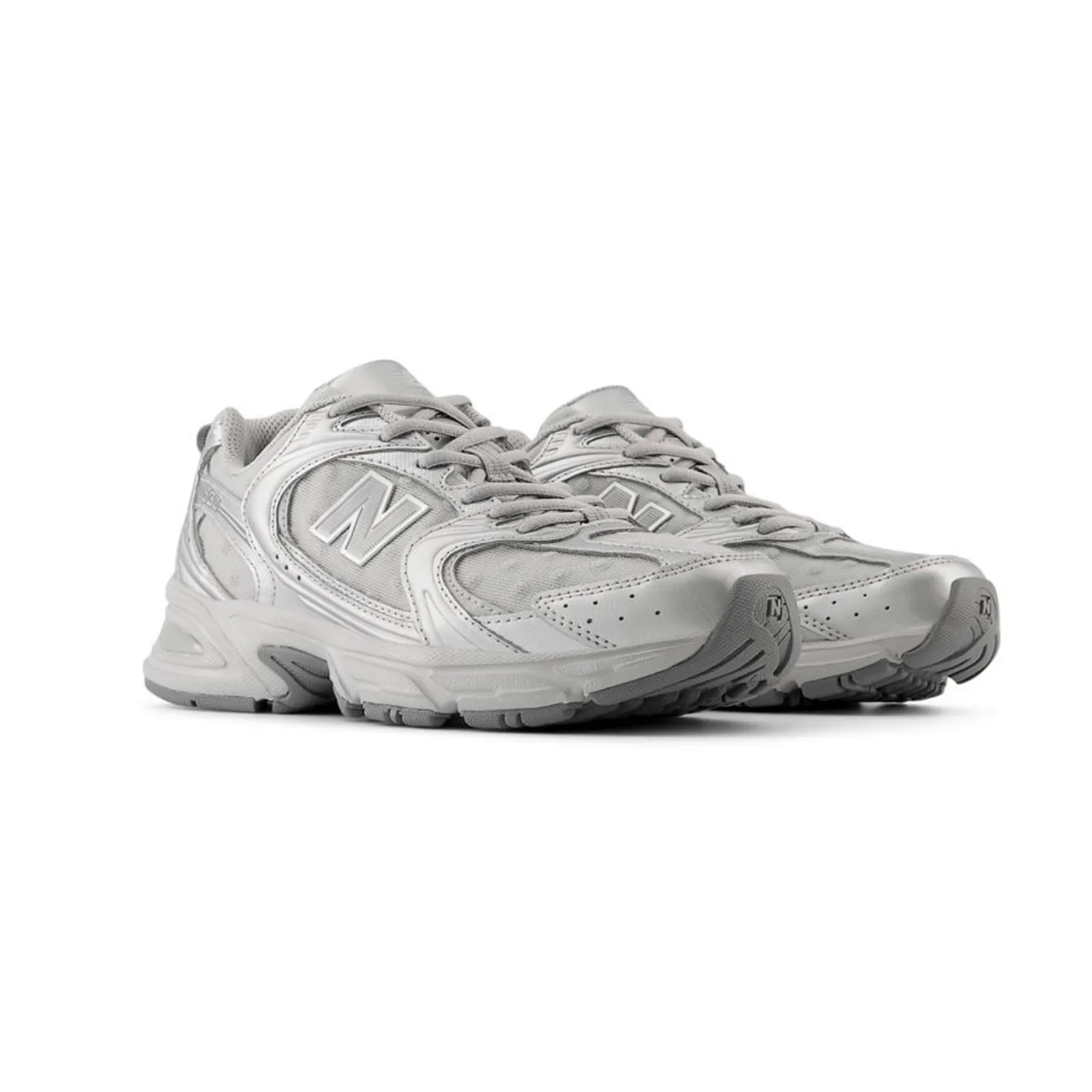New Balance 530 Silver Metallic Raincloud Polka Dots