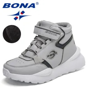 New Designers Fashion High Top Boots Boys Lightweight Comfortable Keep Warm Snow Boots