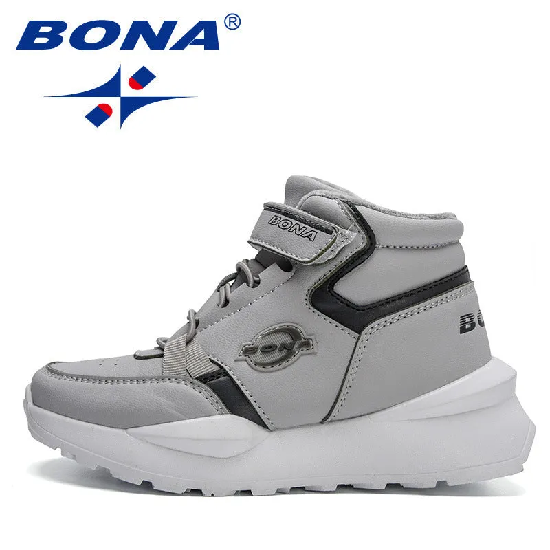 New Designers Fashion High Top Boots Boys Lightweight Comfortable Keep Warm Snow Boots