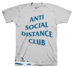 Retro 4 Industrial Blue Social Distance Shirt