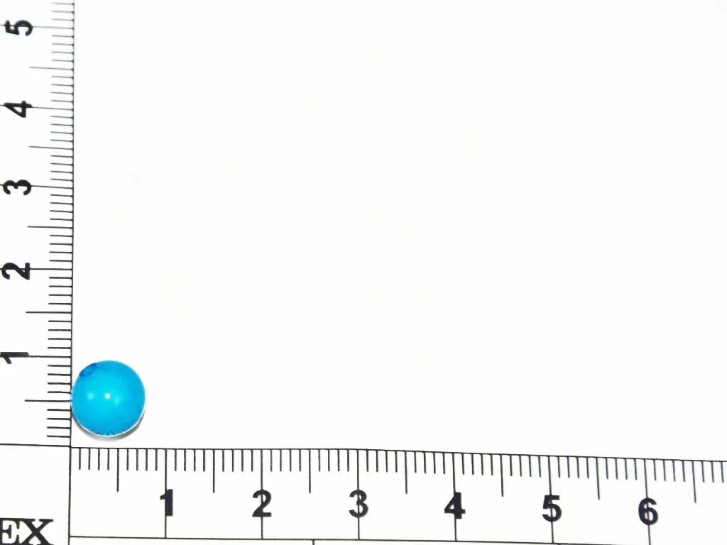 Sky Blue Circular Plastic Beads