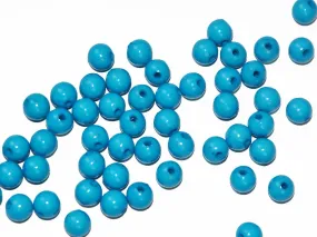 Sky Blue Circular Plastic Beads