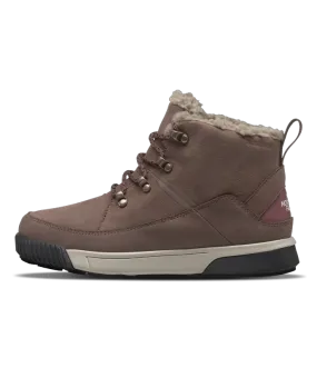 THE NORTH FACE Womens' Sierra Mid Lace Waterproof Boots in Deep Taupe/Wild Ginger