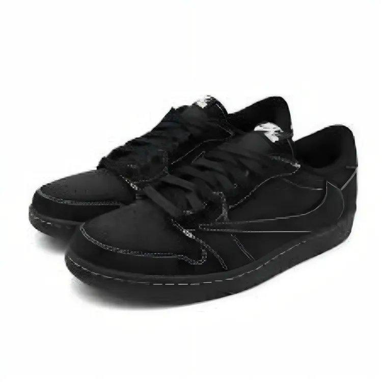 Travis Scott x Air Jordan 1 Retro Low OG SP PS 'Black Phantom'