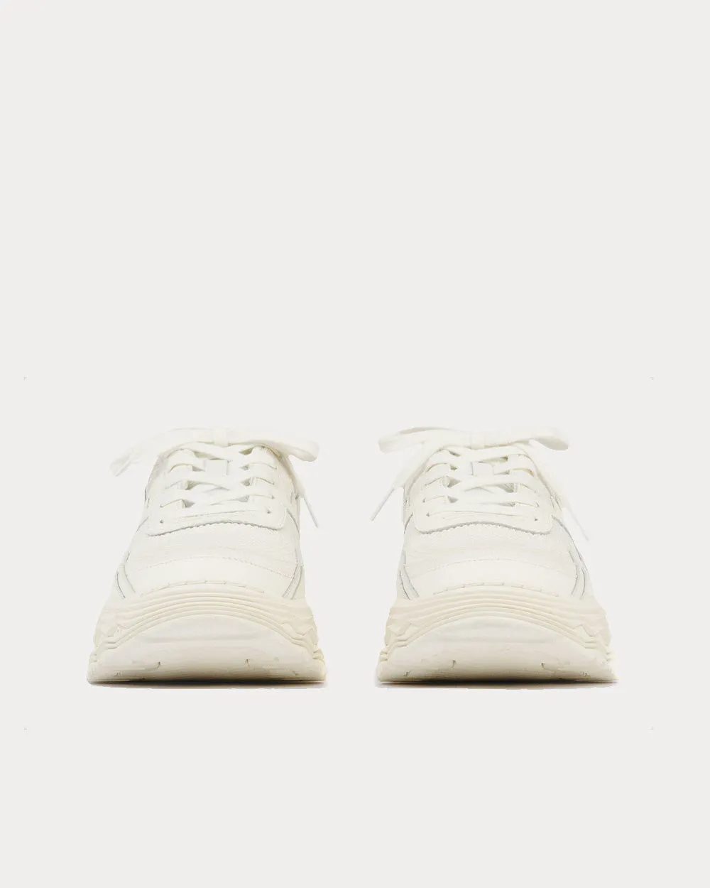 Wave Chunky White Low Top Sneakers