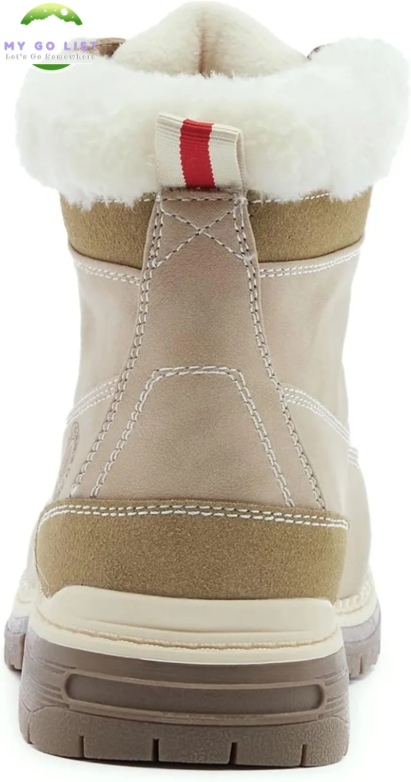 Women's Hiking Snow Winter Boots - Waterproof Ankle Boots for Women