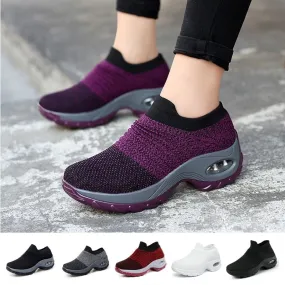 Women's Walking Shoes Slip on Sneaker Socks Lightweight Shoes