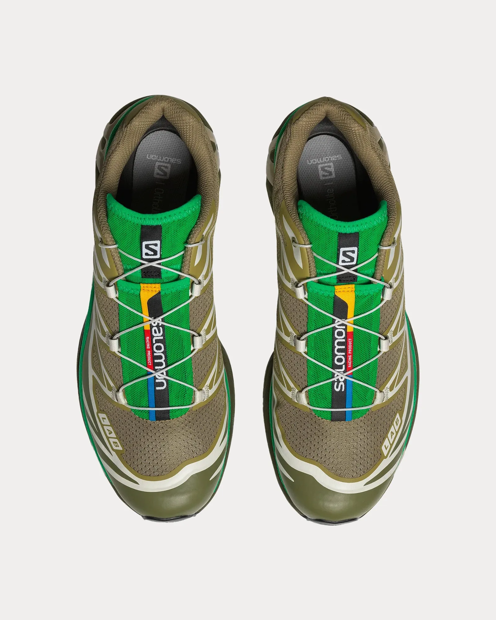 XT-6 Dried Herb / Deep Lichen Green / Bright Green Low Top Sneakers