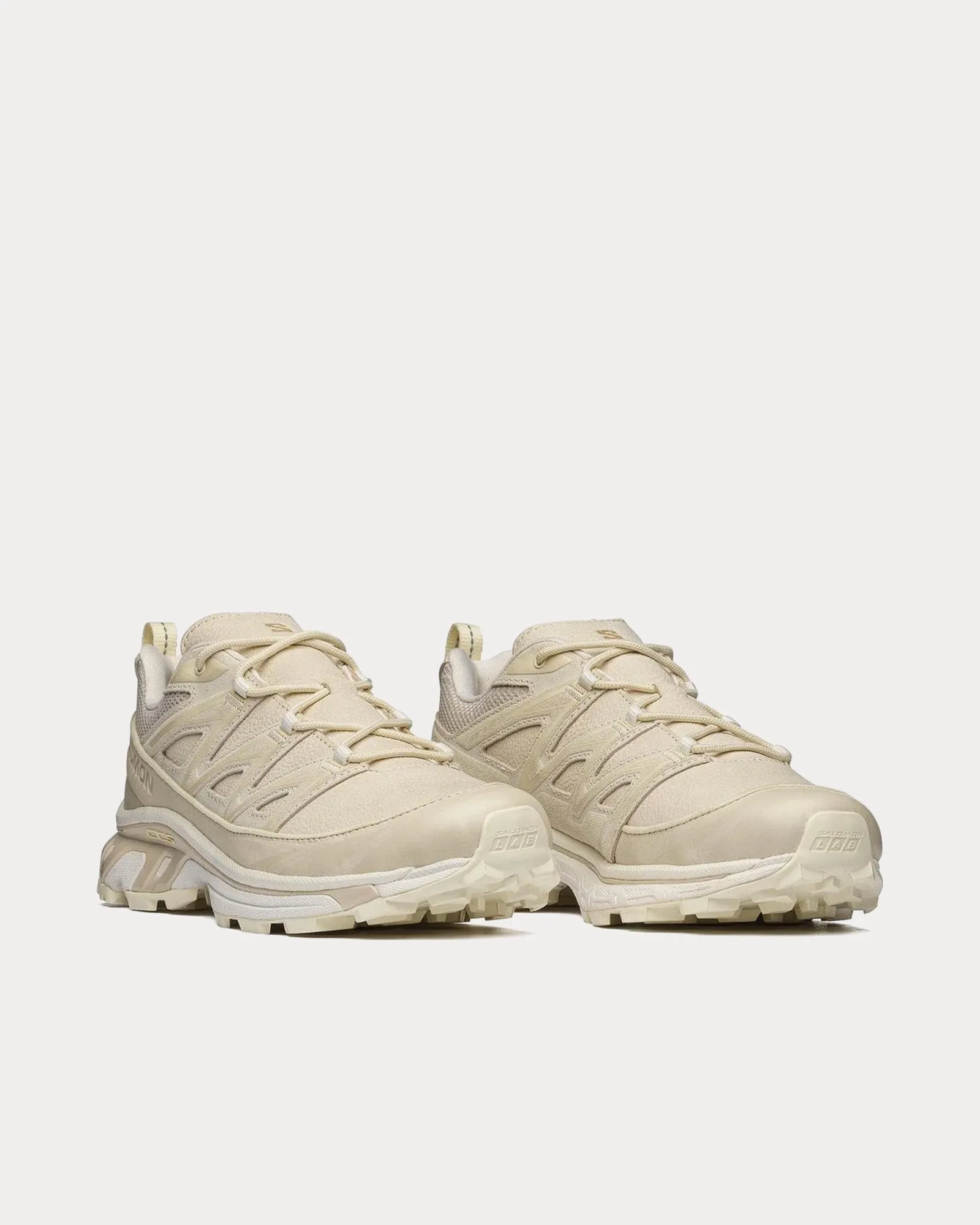 XT-6 Expanse Leather Vanilla Ice / Almond Milk / Transparent Yellow Low Top Sneakers