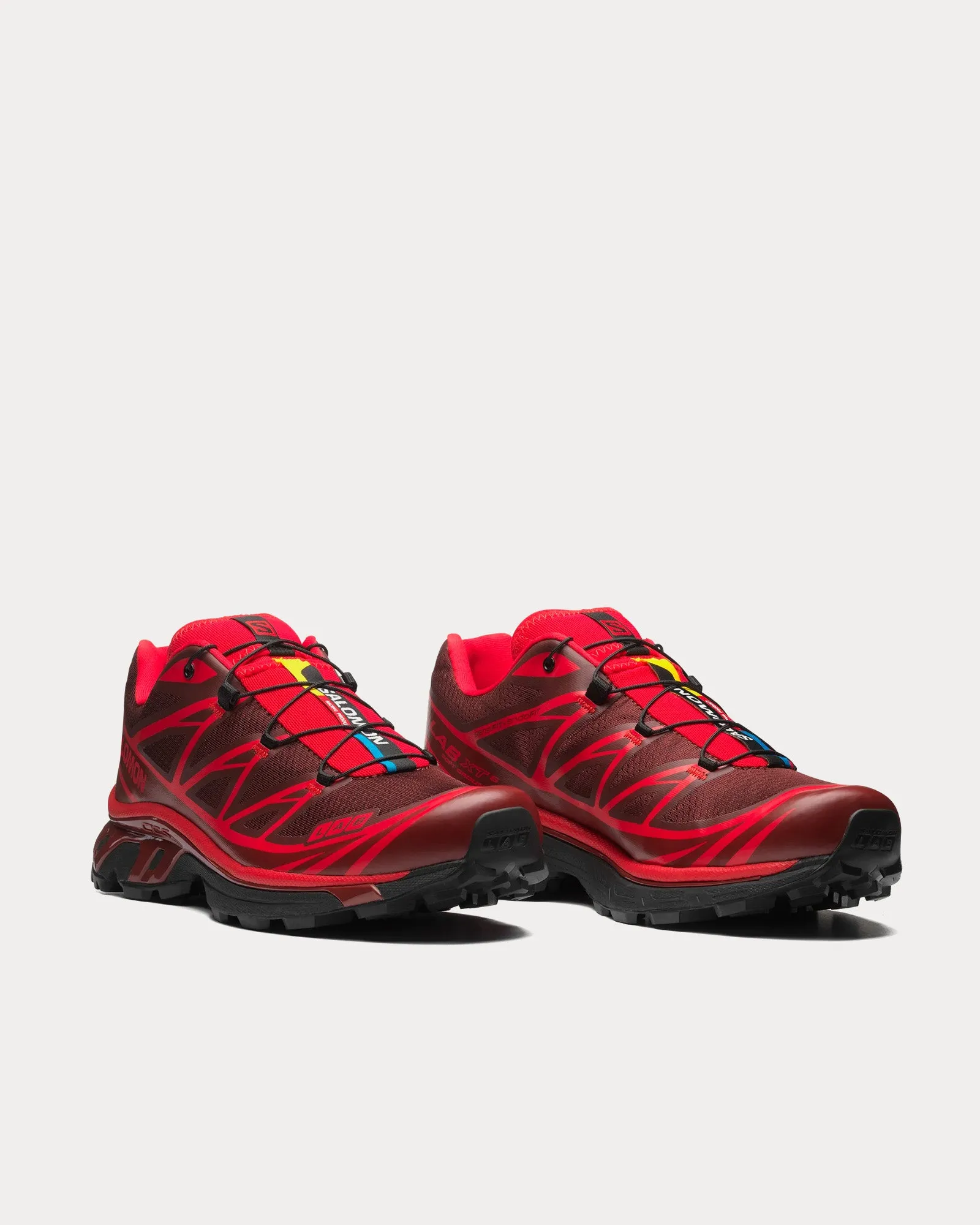 XT-6 Rum Raisin / High Risk Red / Fired Brick Low Top Sneakers
