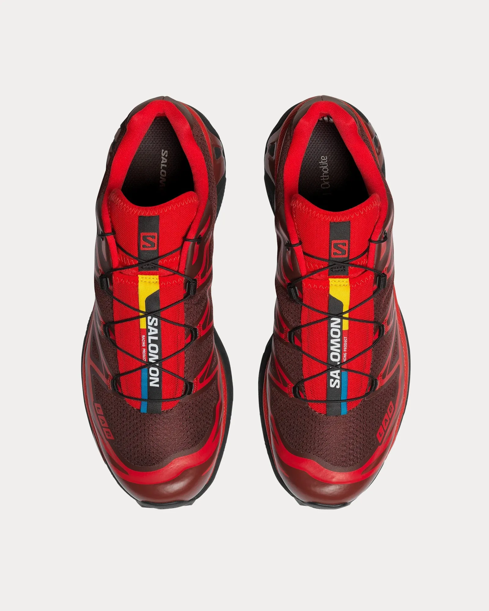 XT-6 Rum Raisin / High Risk Red / Fired Brick Low Top Sneakers